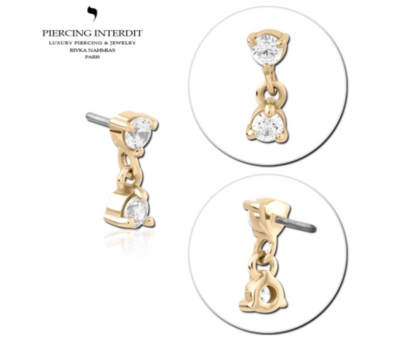 Tarifs piercing bijoux Or 18 Carats - L'Art au Gant